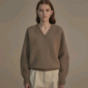 낫띵리튼 알파카 니트 피칸