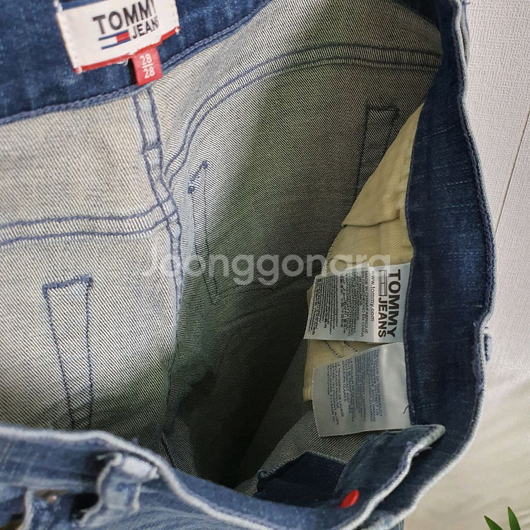 타미힐피거 미드라이즈 스판 청바지--3