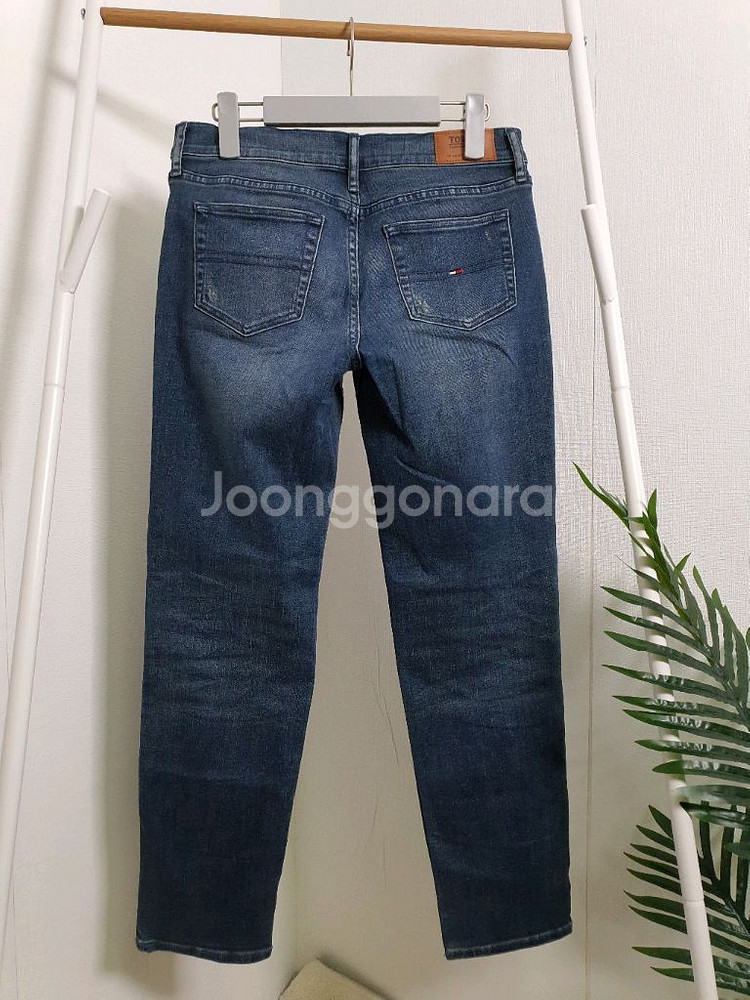 타미힐피거 미드라이즈 스판 청바지--4