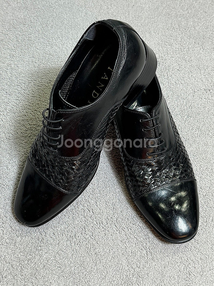 255e TANDY 탠디 블랙 옥스포드 스트레이트팁구두--0