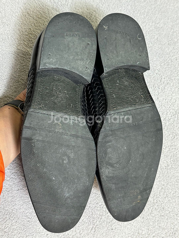 255e TANDY 탠디 블랙 옥스포드 스트레이트팁구두--1