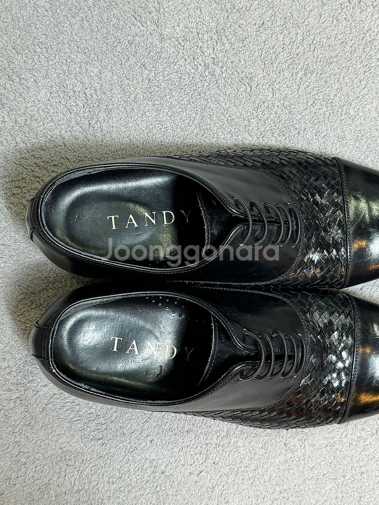 255e TANDY 탠디 블랙 옥스포드 스트레이트팁구두--4