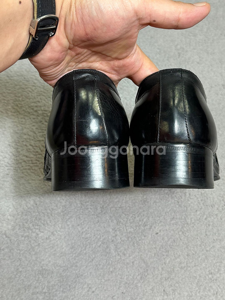 255e TANDY 탠디 블랙 옥스포드 스트레이트팁구두--5