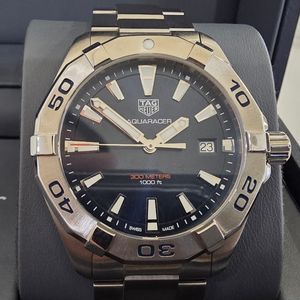 태그호이어 아쿠아레이서 300 WBD1112 쿼츠43MM 19년