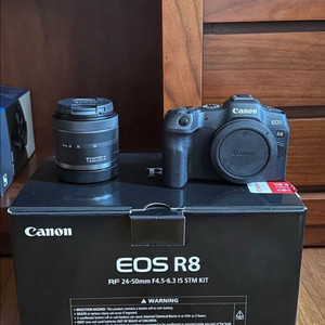 캐논 풀프 EOS R8 RF24-50mm-2시간 사용