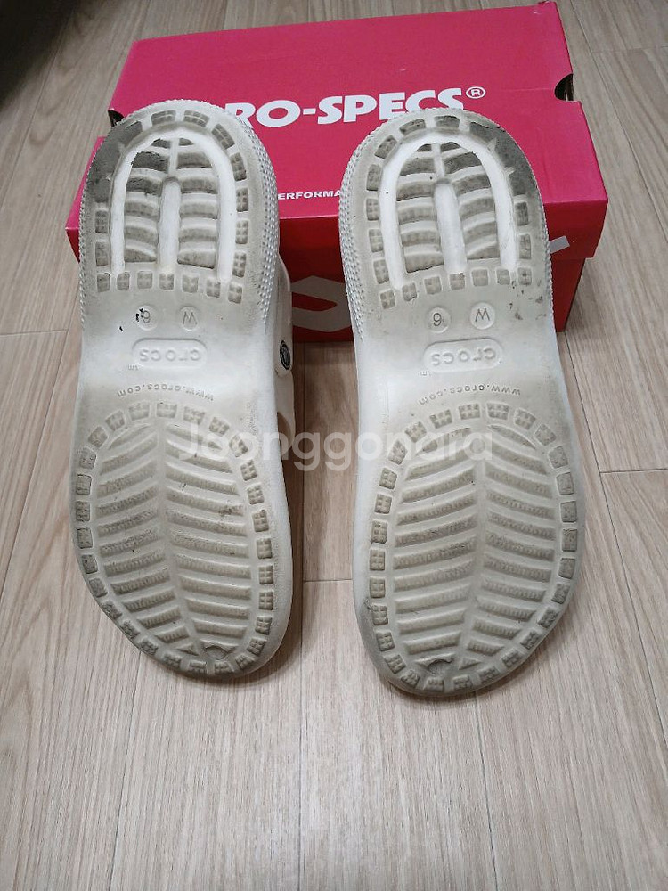 크록스(흰색) 샌들 250사이즈--4