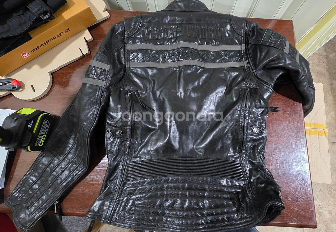 할리데이비슨가죽자켓--3