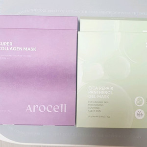아로셀 콜라겐 마스크팩 판테놀 마스크팩 4박스 일괄