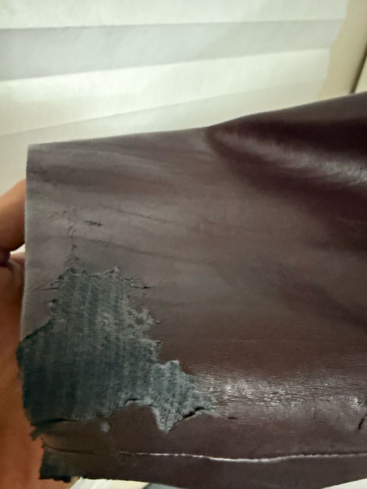 르마드 페이크 레더 브라운 2사이즈--3