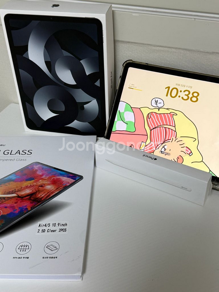 S급 아이패드에어 5세대 256 스그 판매합니다--1