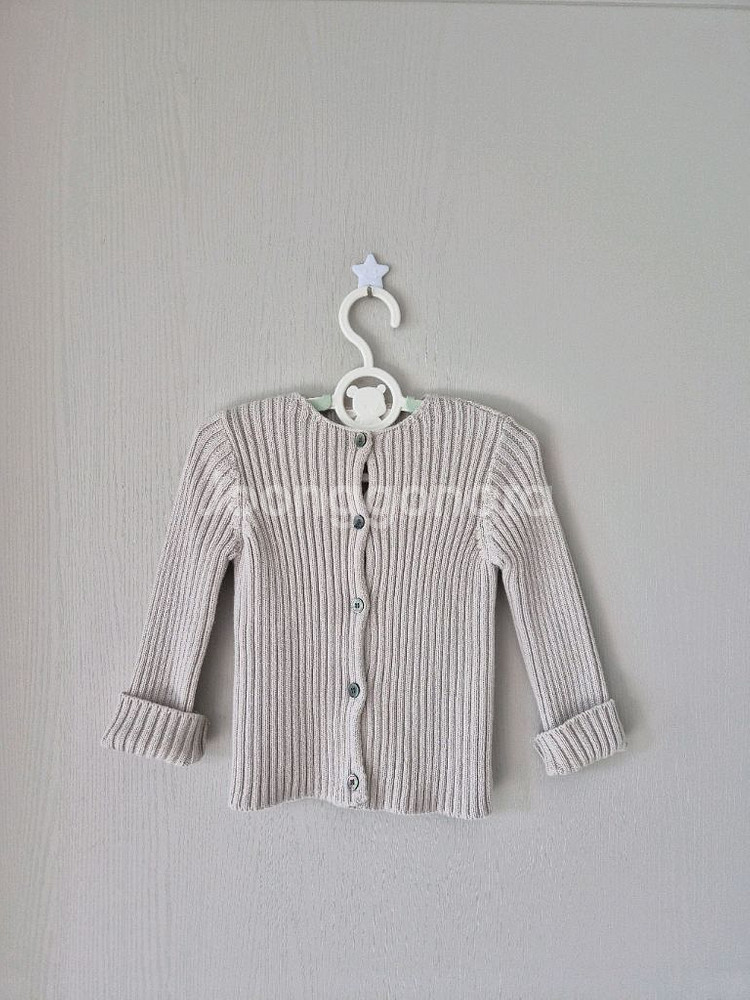 100)아기 니트 가디건--0