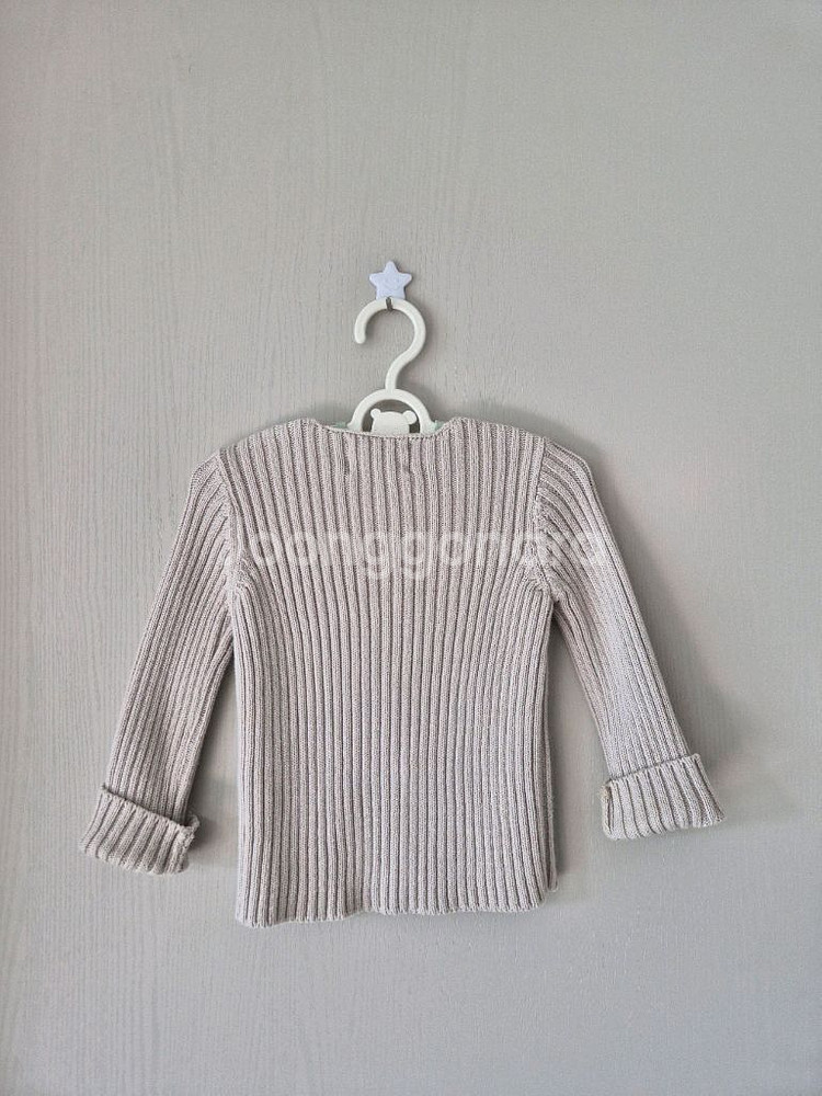 100)아기 니트 가디건--3