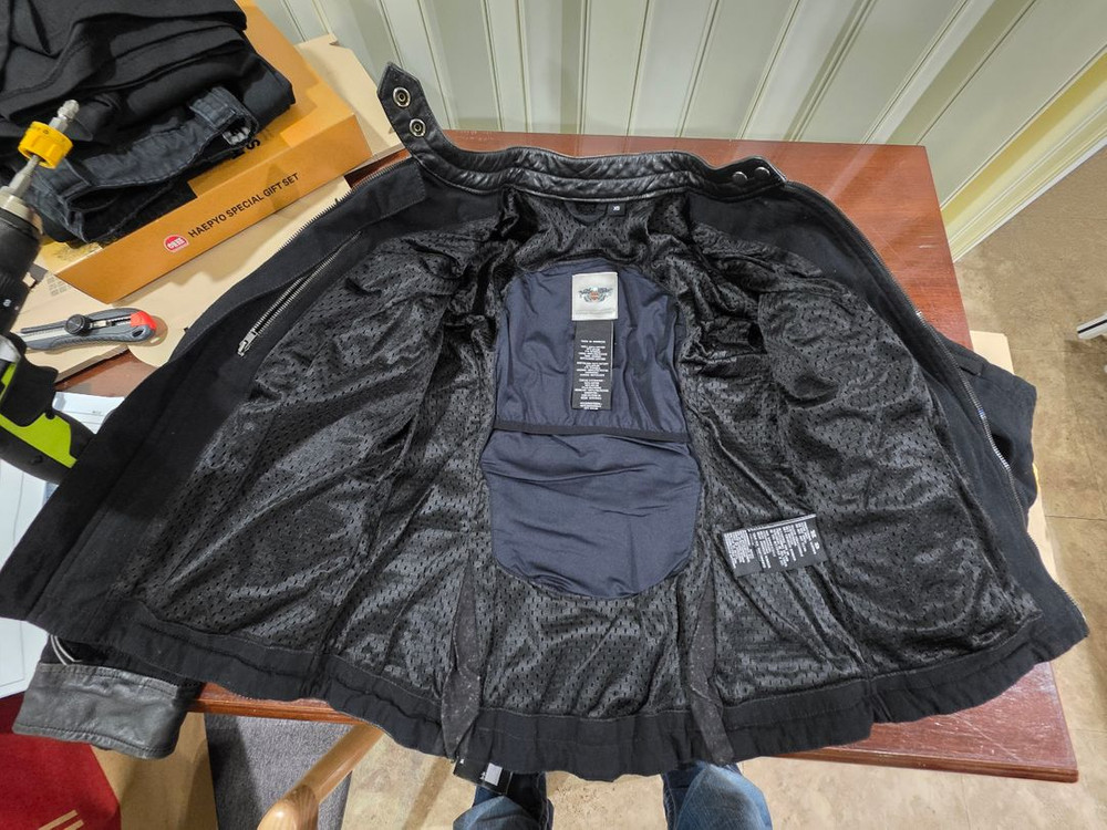 할리데이비슨 여성용 가죽자켓XS 이미지