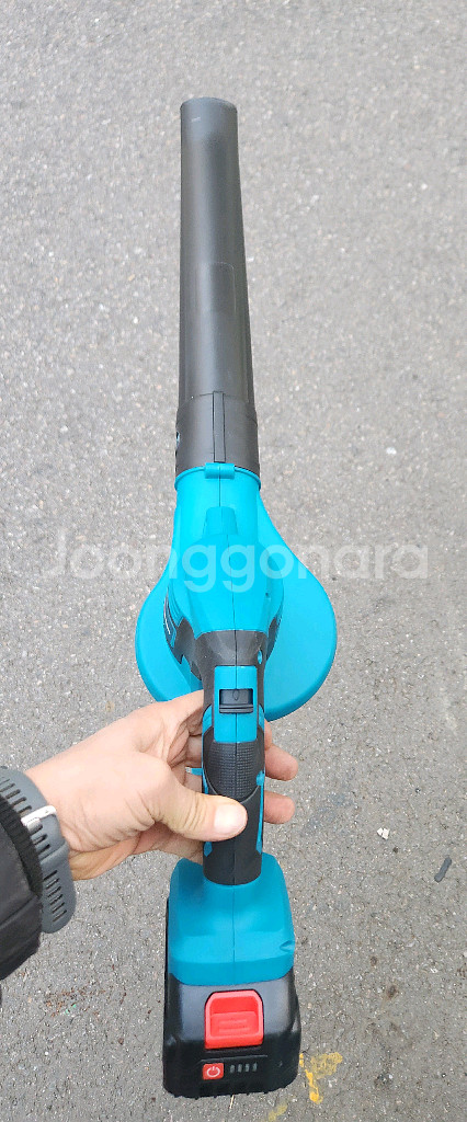 대용량 무선 송풍기 세트 마끼다호환 배터리 1개 충전기 포함--2