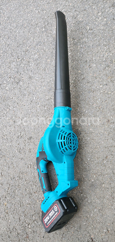 대용량 무선 송풍기 세트 마끼다호환 배터리 1개 충전기 포함--3