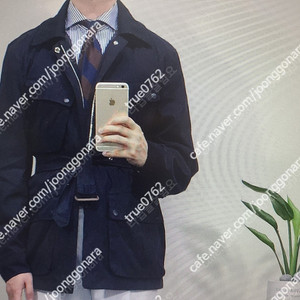 남성 네이비 코트