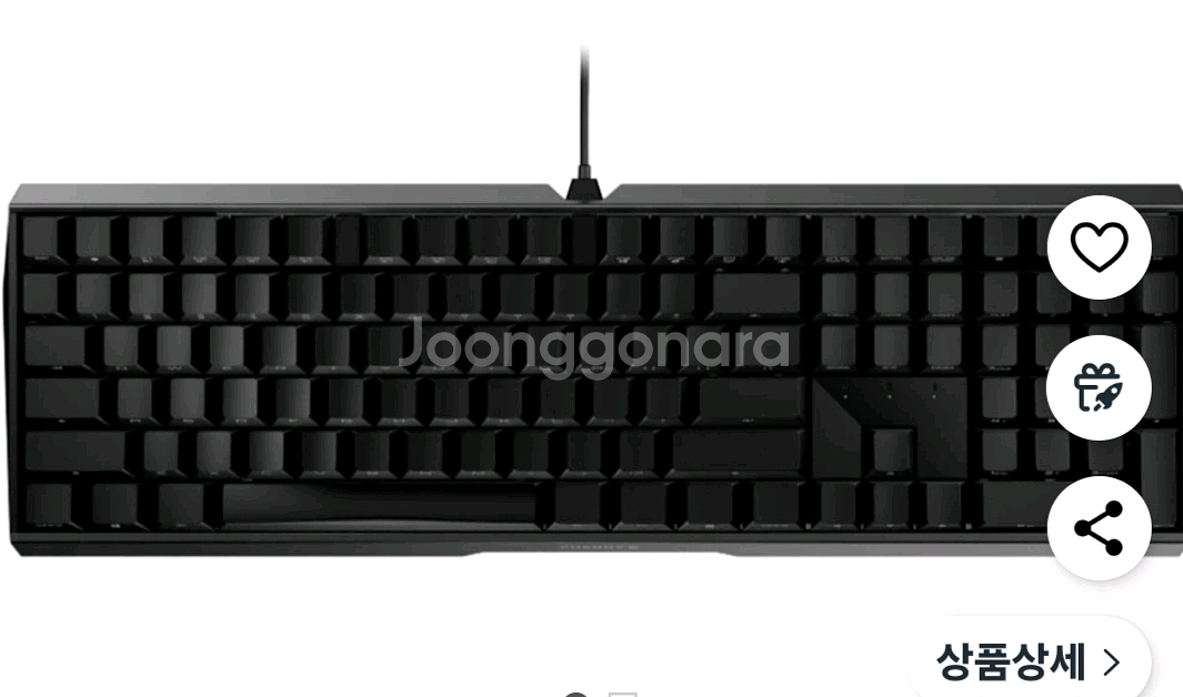 새상품)체리 기계식 키보드적축 MXBOARD3.0S--0