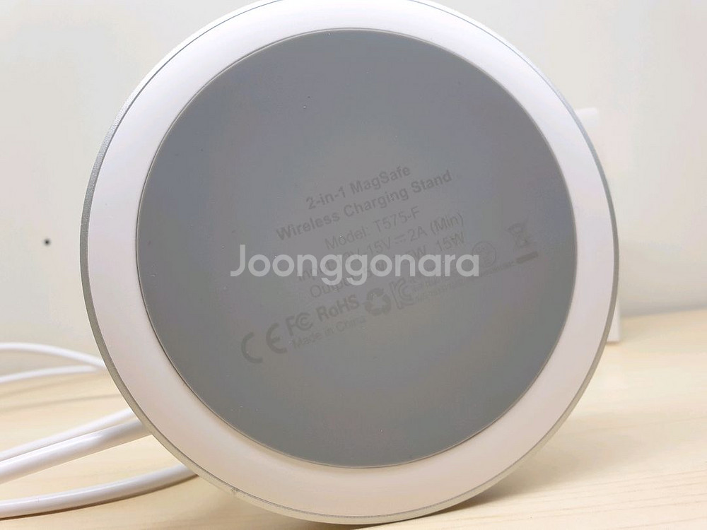 초텍 무선 충전 패드 T575-FM-SL MFM인증--2