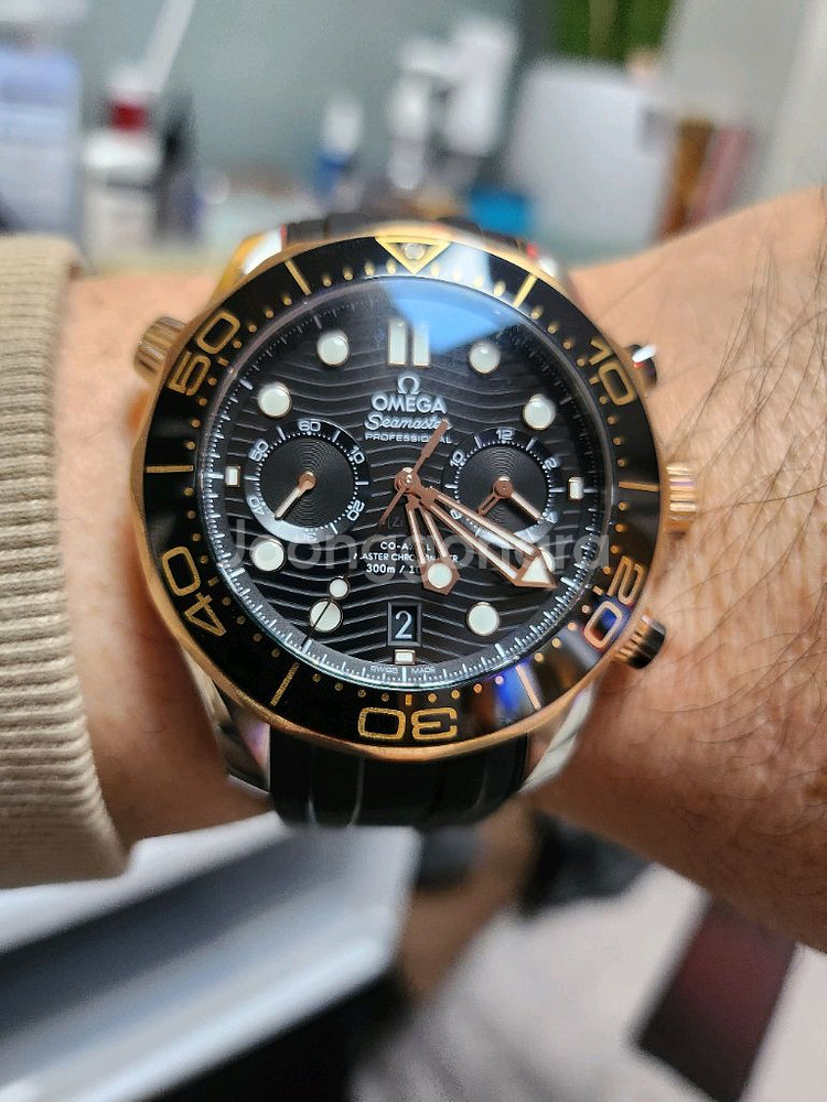 오메가 씨마스터 크로노콤비 18K골드시계--0