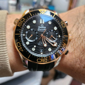 오메가 씨마스터 크로노콤비 18K골드시계