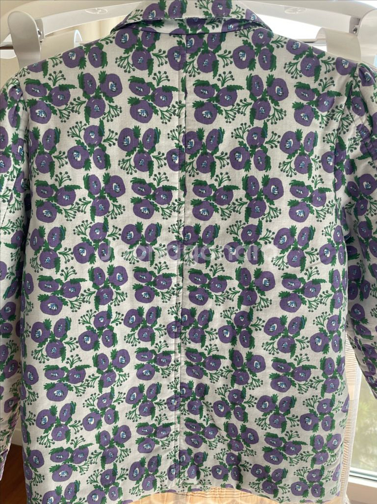 위드제이 플라워 솜누빔 자켓 L사이즈--2