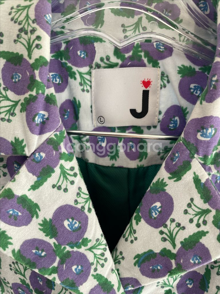 위드제이 플라워 솜누빔 자켓 L사이즈--1