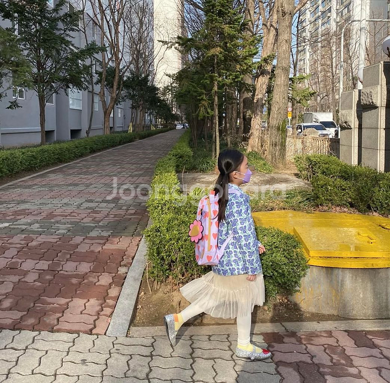 위드제이 플라워 솜누빔 자켓 L사이즈--4