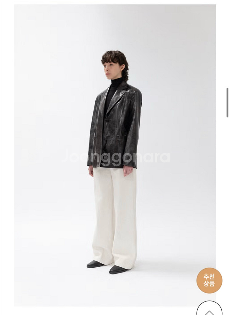 르 Crack faux leather jacket--3