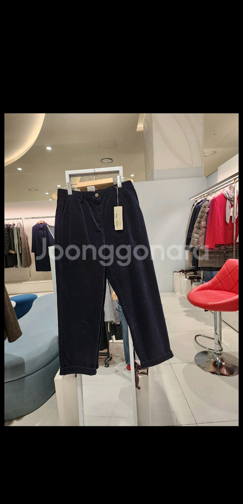 디루치아노 곤색 골덴바지 새제품 77~88--0