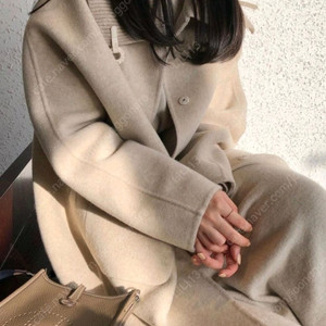 블룸인메이 넥워머 핸드메이드 코트