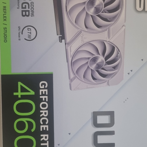 asus dual RTX 4060 화이트