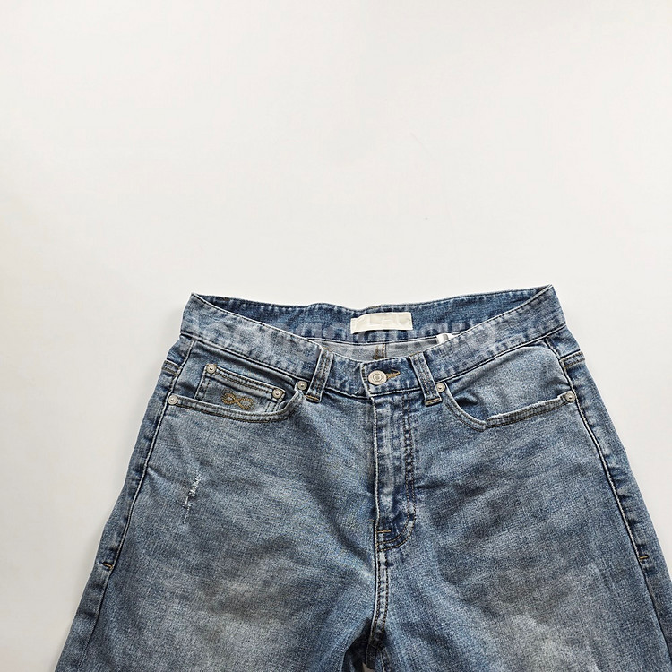 플랙진 청바지 연청 스판 데님 사이즈32 R2744--3