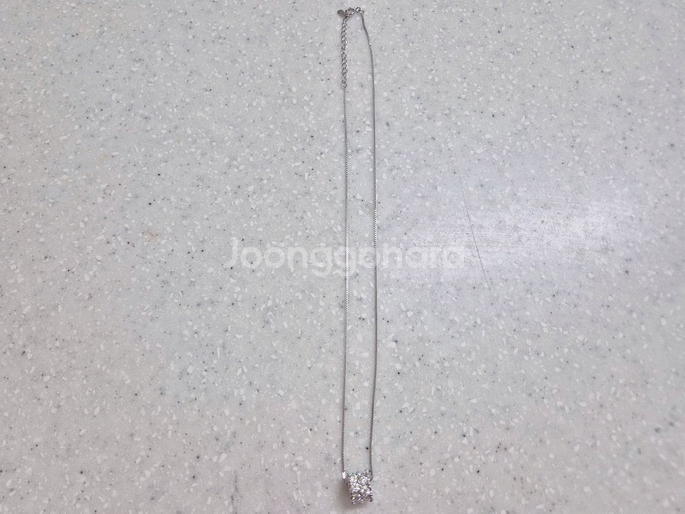 새상품 모이사나이트 925실버 링 목걸이--3