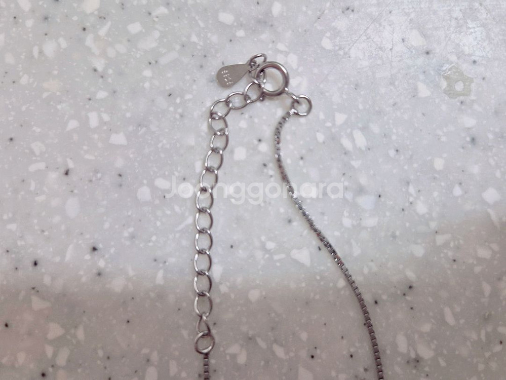 새상품 모이사나이트 925실버 링 목걸이--6