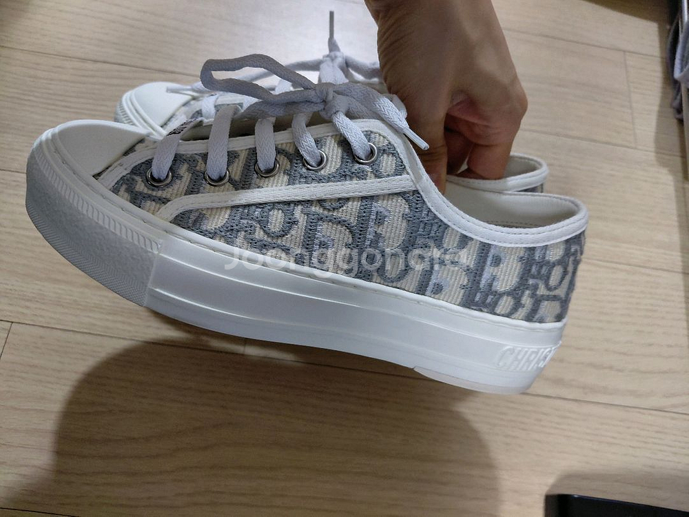 디올 오블리크스니커즈 그레이 34.5판매--1