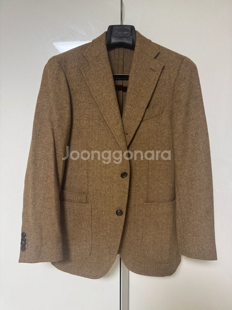 드레익스 헤링본 브라운 스포츠자켓 34--0