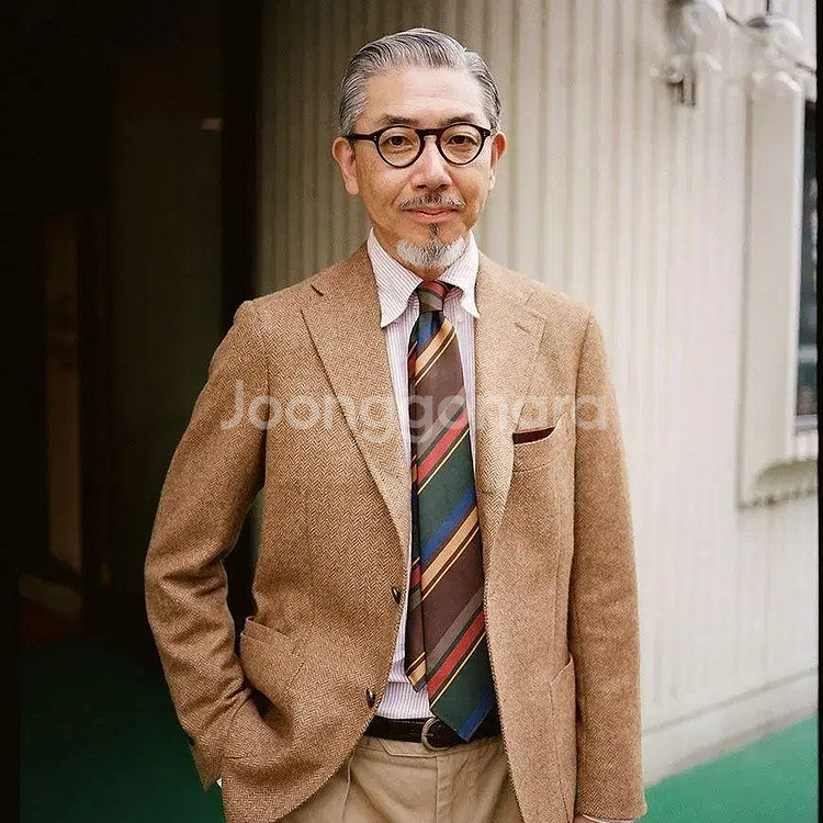 드레익스 헤링본 브라운 스포츠자켓 34--4