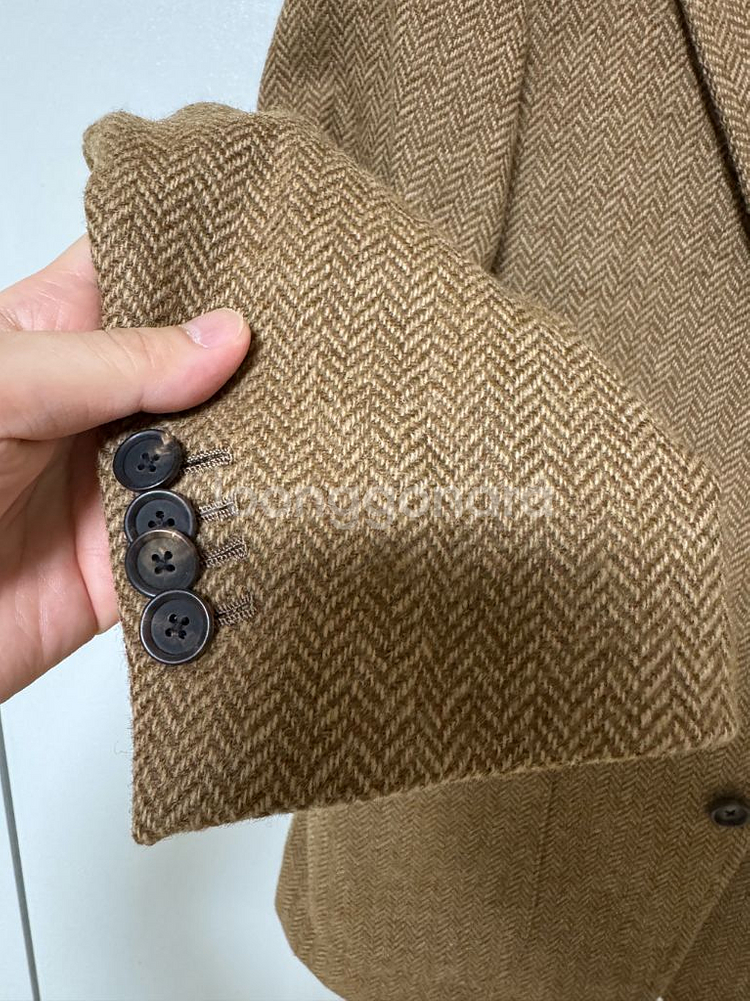 드레익스 헤링본 브라운 스포츠자켓 34--2