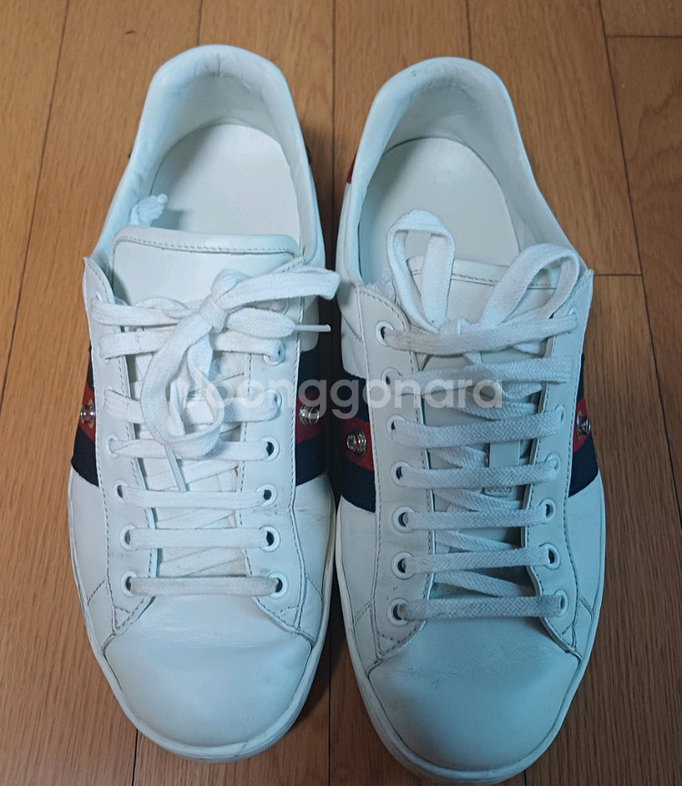 구찌 에이스 스니커즈(드래곤/UFO 탈부착 패치)275--1