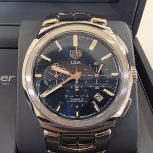 태그호이어 신형 링크 크로노 칼리버17 41MM 청판 CBC2112 19년