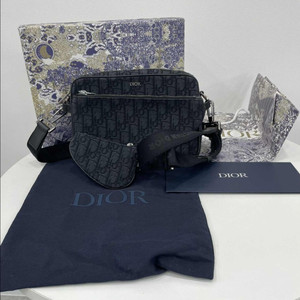 디올 오블리크 트리플 새들백