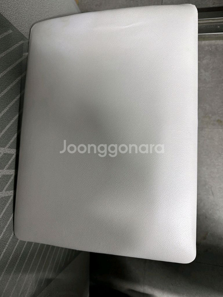 피아노의자 접이식 흰색 높이조절 마이티킹 화이트 피아노--1