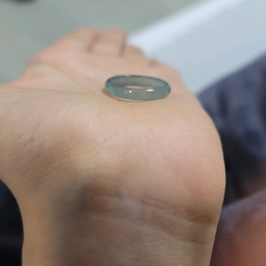 옥반지 투명 비취반지 반지 원석 옥 느좋 김밍착용템