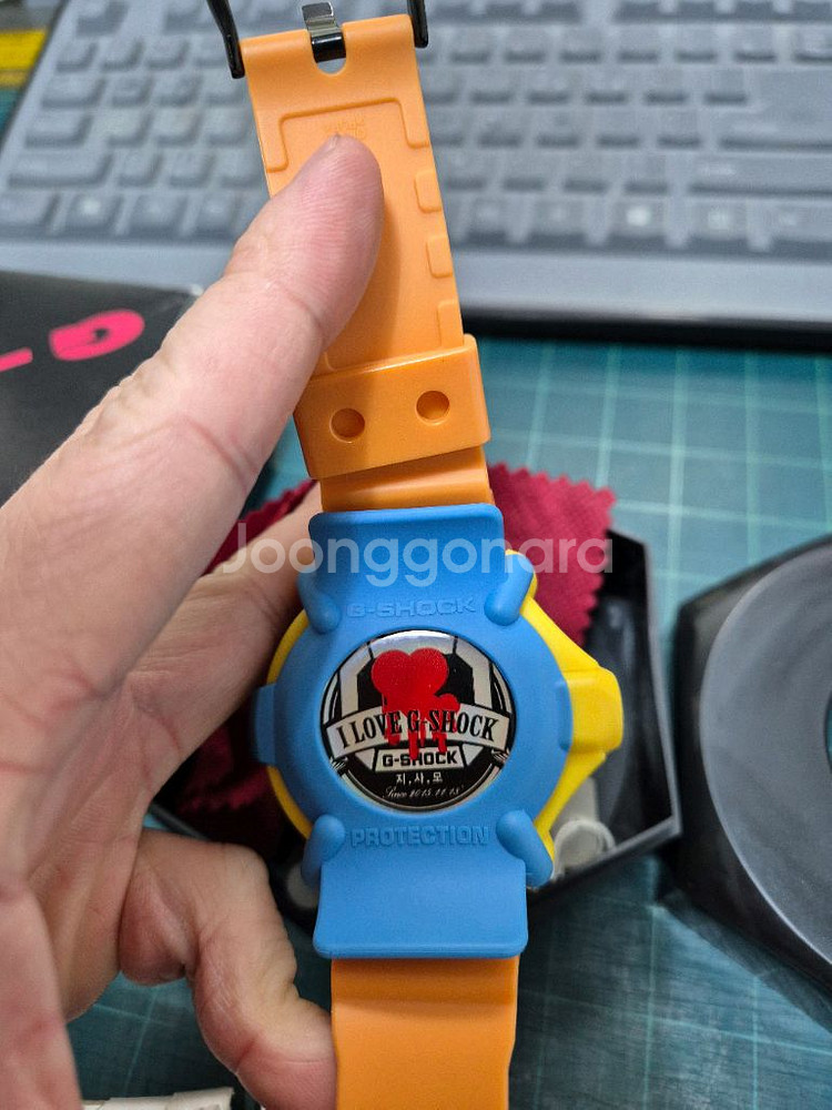 지샥 DW-9100 커스텀 벨베젤 풀박스 판매--3