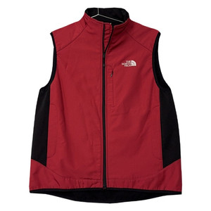 노스페이스 레드 로고 기능성 바람막이 조끼 95