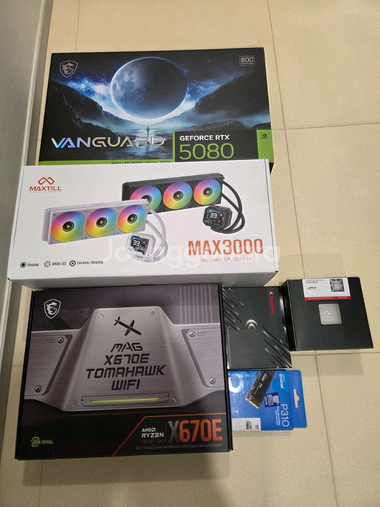 9950x3d, x670e, 48gb, 5080 뱅가드--1
