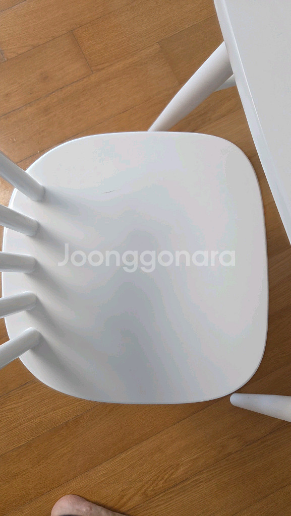 유아 미술책상 원목 책상의자 세트--7