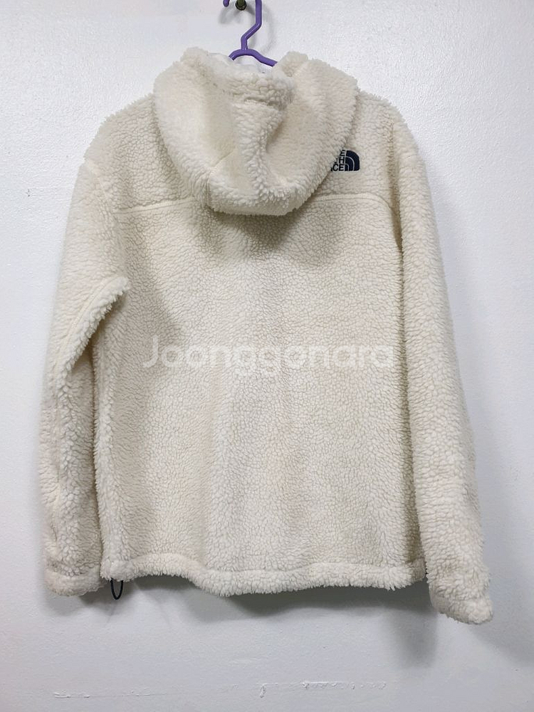 노스페이스 화이트라벨 흰색 플리스 아노락 XS사이즈--3