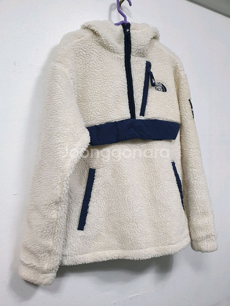 노스페이스 화이트라벨 흰색 플리스 아노락 XS사이즈--2