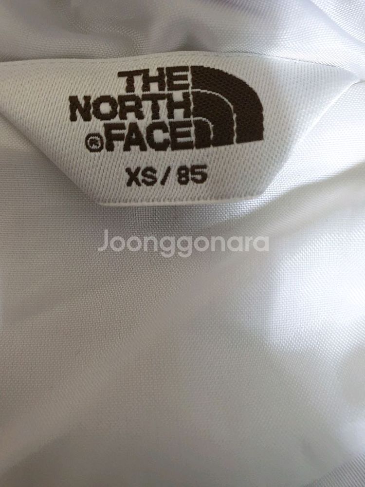 노스페이스 화이트라벨 흰색 플리스 아노락 XS사이즈--6
